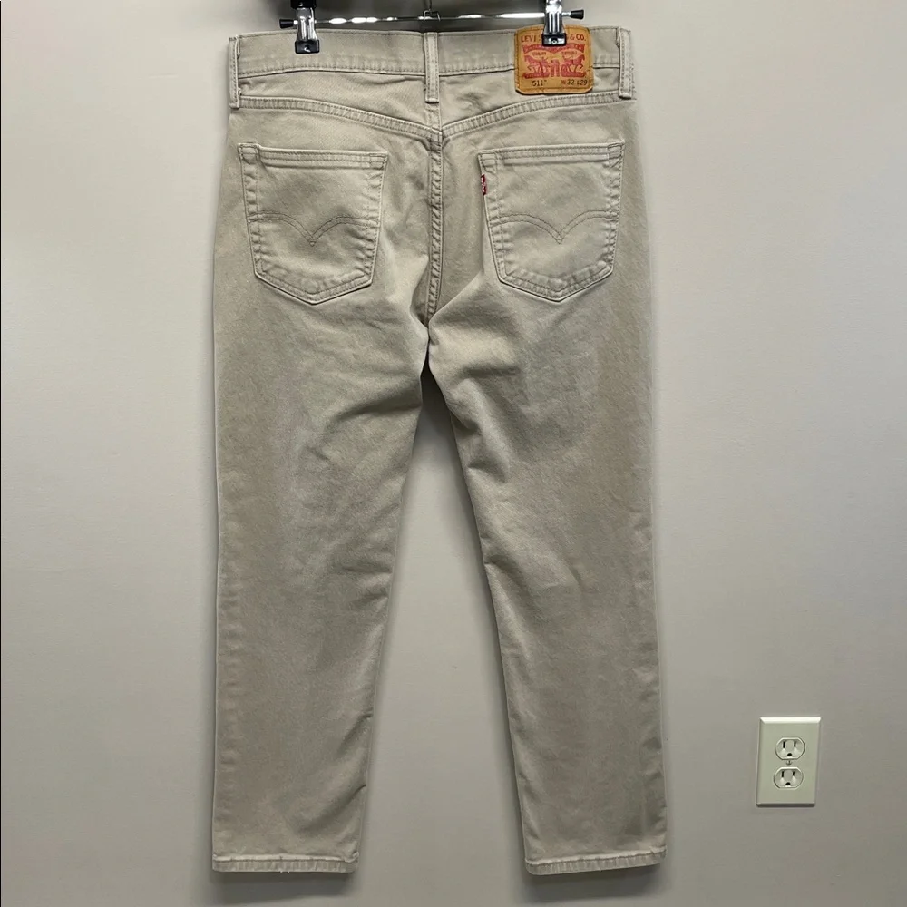 Levi’s 511 Slim Fit Khaki Denim Jeans W32 L29